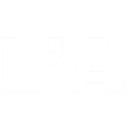 L'A Logo White